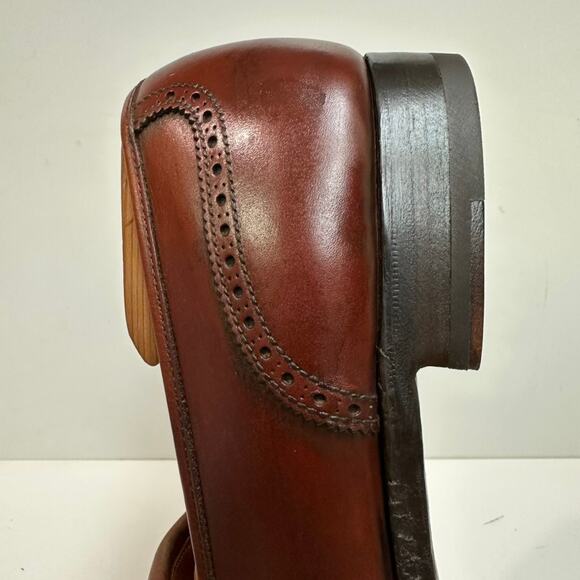 NEW HEELS Crockett & Jones x Brooks Brothers Tassel Loafer Wingtip England 9 C